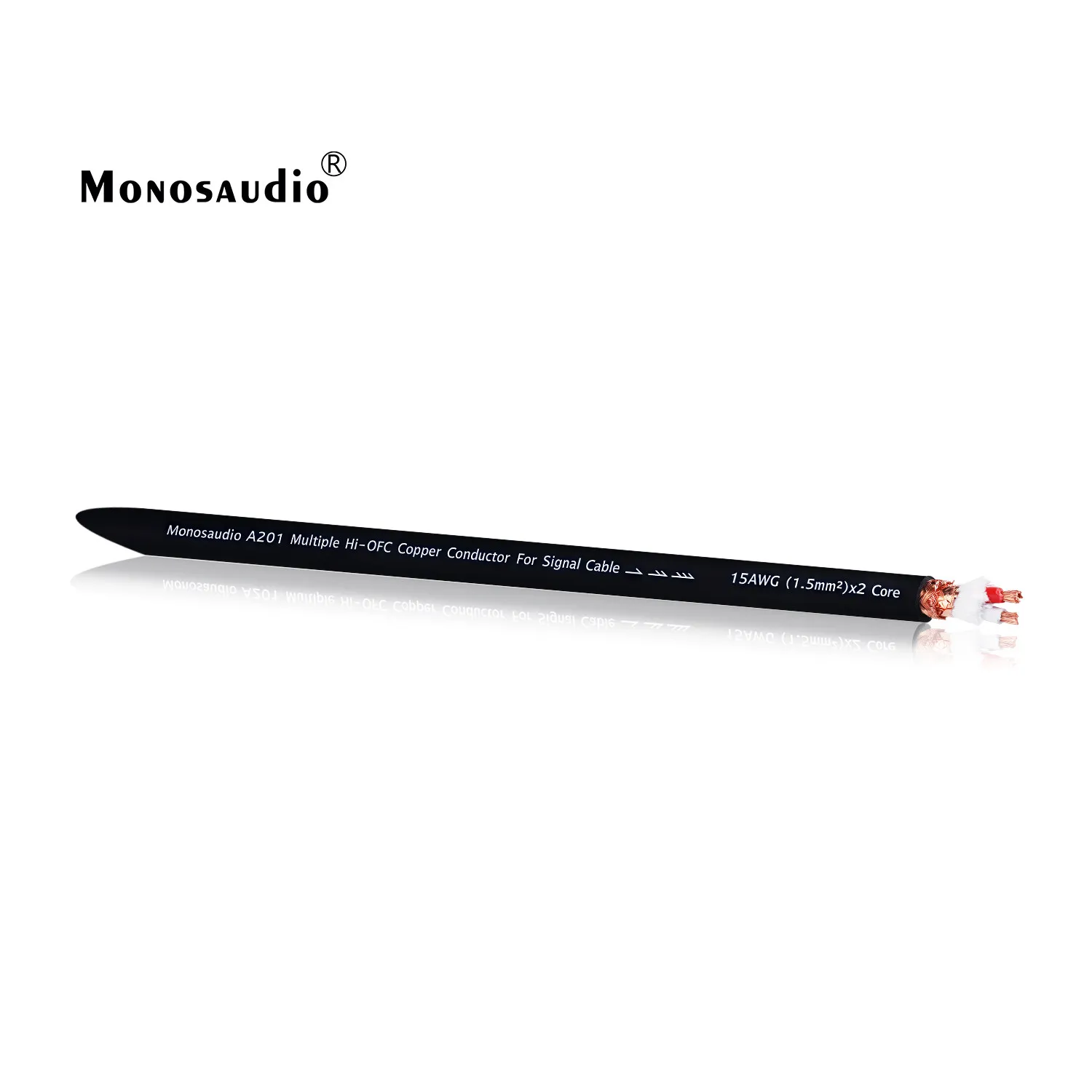 China MONOSAUDIO Musi A201 Series 5N Oxygen-Free Copper Hi-Fi Audio Signal Stranded Wire