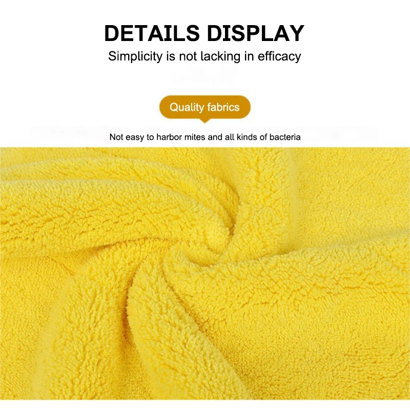 SEAMETAL High-end Microfiber Towel Car Wash Towel Detailing Cleaning Cloth Car Wash Drying Towel Car Absorbent Cleaning Products