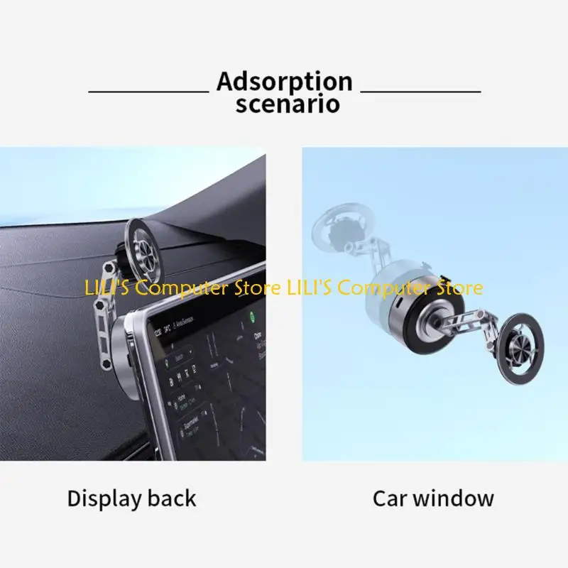 A52B Secure Mount Bracket 360 Degree Rotation Vacuum Suction for Travel Use