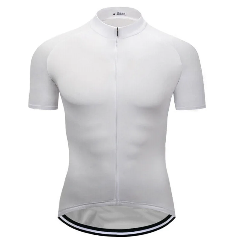 Pro White Cycling Jersey Set, MTB Kit, Breathable, Quick-Dry, Bib Short, Bicycle Uniforms, Tops, Sports Wear, Outdoor Bike Suit