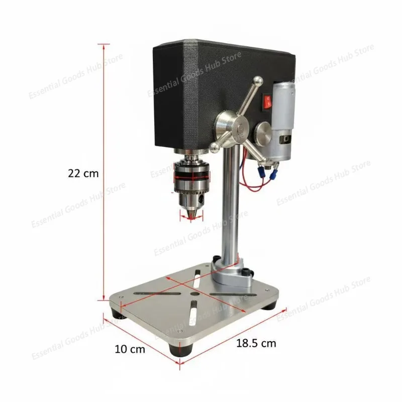 Mini Bench Drill, Micro Bench Drill, Compact Hole-Punching High-Precision Bench Drill, Grinding Tool, Electric Drill