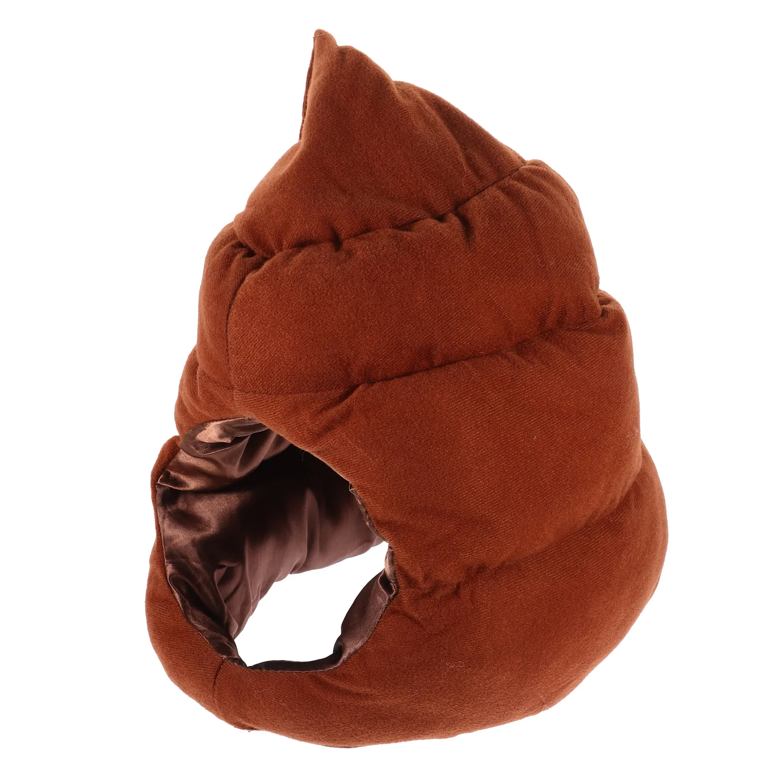 قبعة كبيرة على شكل أنبوب للمراهقين، قبعات رأس لعبة بني فاتح مضحكة للهالوين للبالغين
