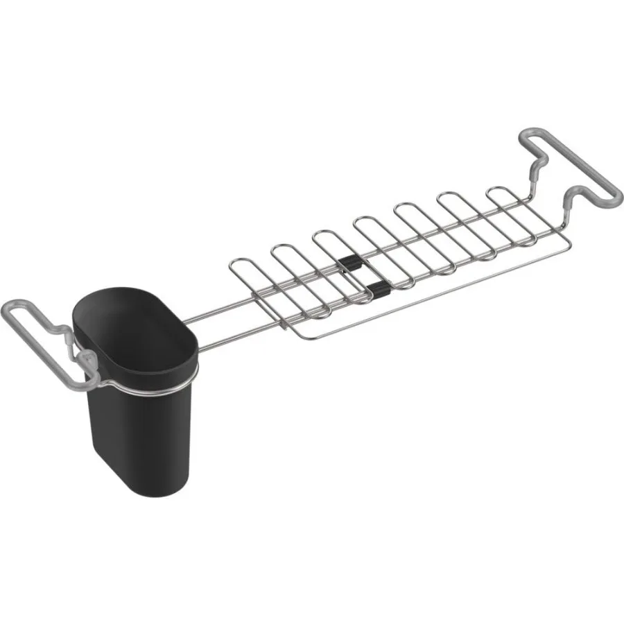 

K5473CHR Многоцелевая сушилка OverTheSink Caddy с держателем для кухонных полотенец, чашка для замачивания. Расширяемый от 14,6 до 17,6 17,625 x
