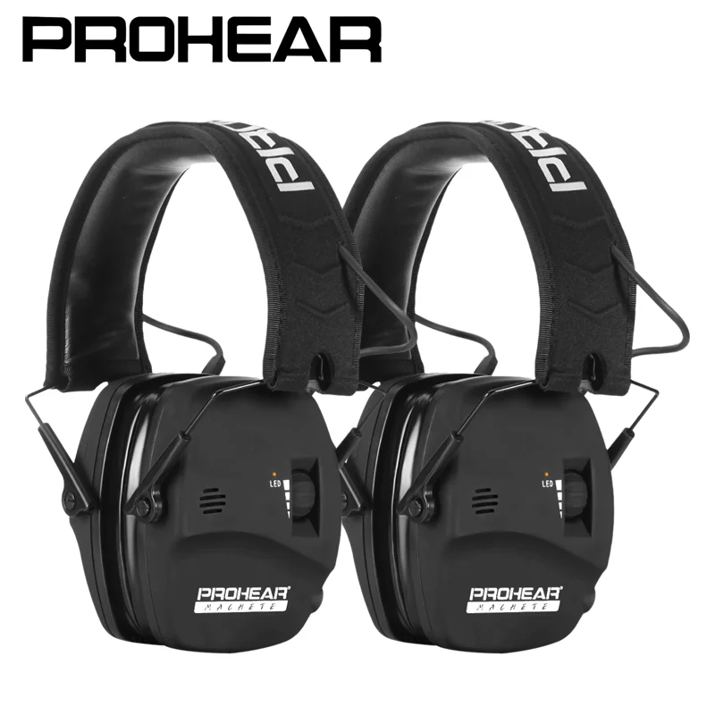 

PROHEAR 2Pcs Hunting Sound Amplification Earmuff Noise Cancellation Ear Protection Shoot Hearing Protectors Electronic Headphone