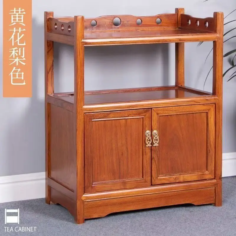 Tea  Solid wood tea  New Chinese side locker Living room wine rack Storage  New