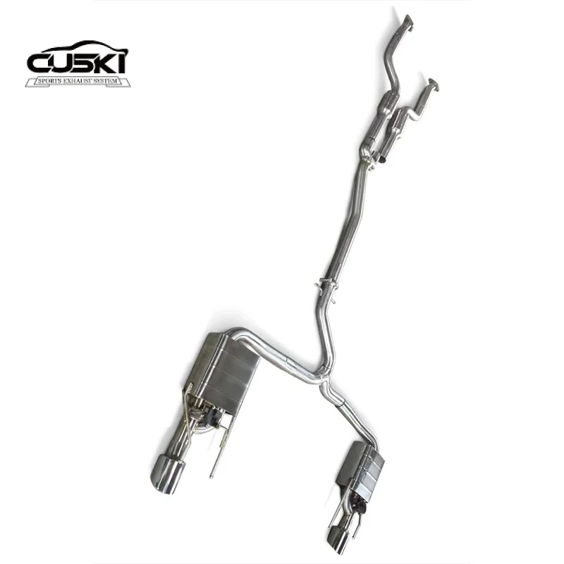 Stainless Steel Automotive Exhaust Parts For Lexus IS250/IS300/IS350 2006-2011 cat-back exhaust intelligent valve Exhaust Modifi