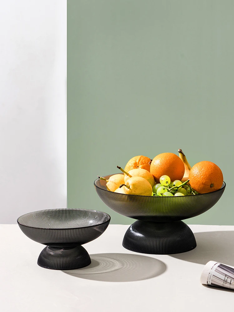 

Европейский стиль, круглые полосатые стеклянные серые украшения для рабочего стола, ремесла