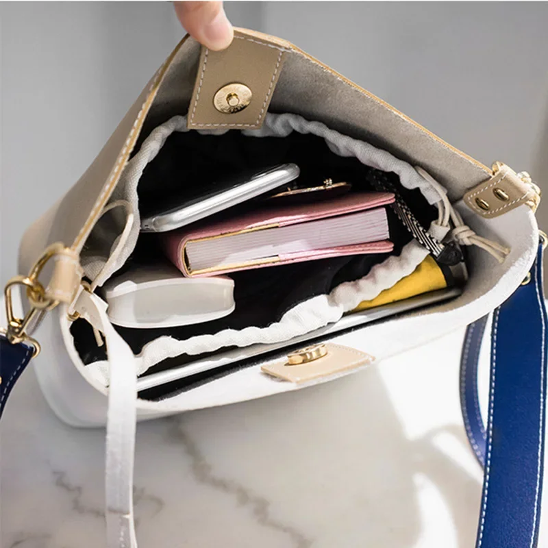 Fashionable Purses Bucket Bag Women PU Leather Shoulder Bags Brand Designer Ladies Crossbody Messenger Bags Totes Designer Bag