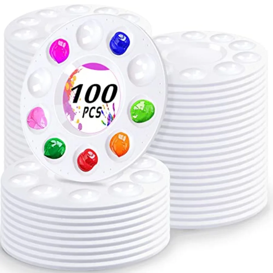 100 Pcs Paint Tray …