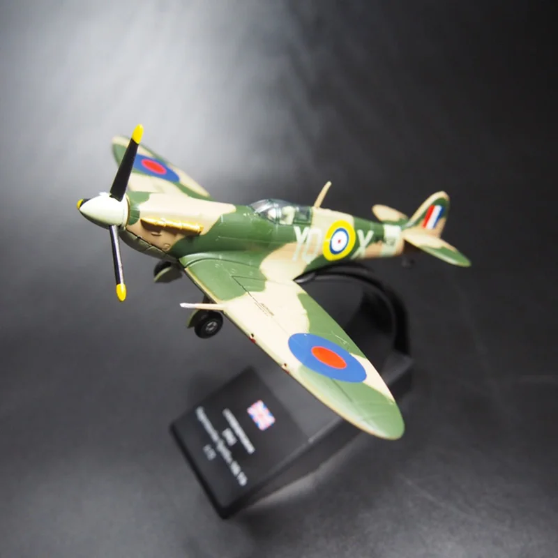 

1:72 Scale Spitfire Combat Aircraft World War II Classic Model Alloy Simulation Of 1940 British Air Battle Souvenirs