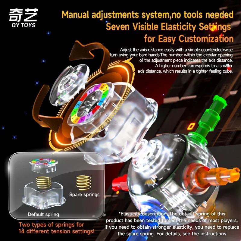 [ECube] QiYi Smart Cube 3x3X3 Speed Art UVMagnetic Professional Magic Cube 3x3 Speed Art Bluetooth Smart Cube Intelligent AI