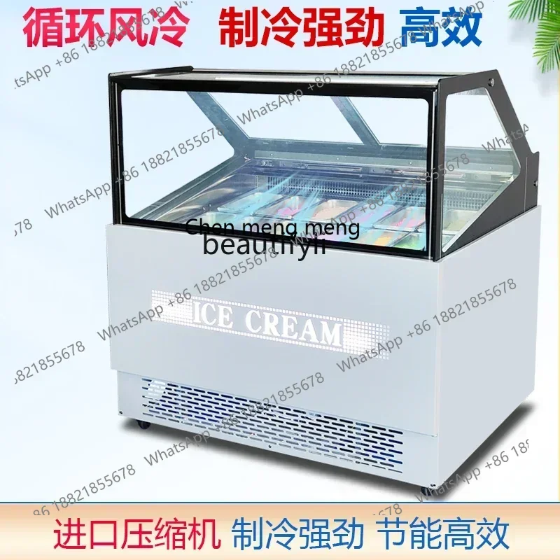 X ss 8617 خزانة الآيس كريم التجارية سميكة قطع الزبادي المقلي المجمدة خزانة عرض أفقية المصاصة المجمدة آيس كريم كابي