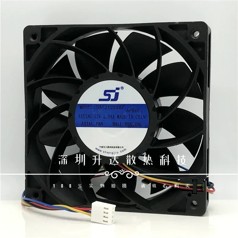 

+Новый 12 см для оригинального SJ Shengjiu SA121225BF 12 В 2,04a 12025 ant s9i T9 высокоскоростной вентилятор охлаждения