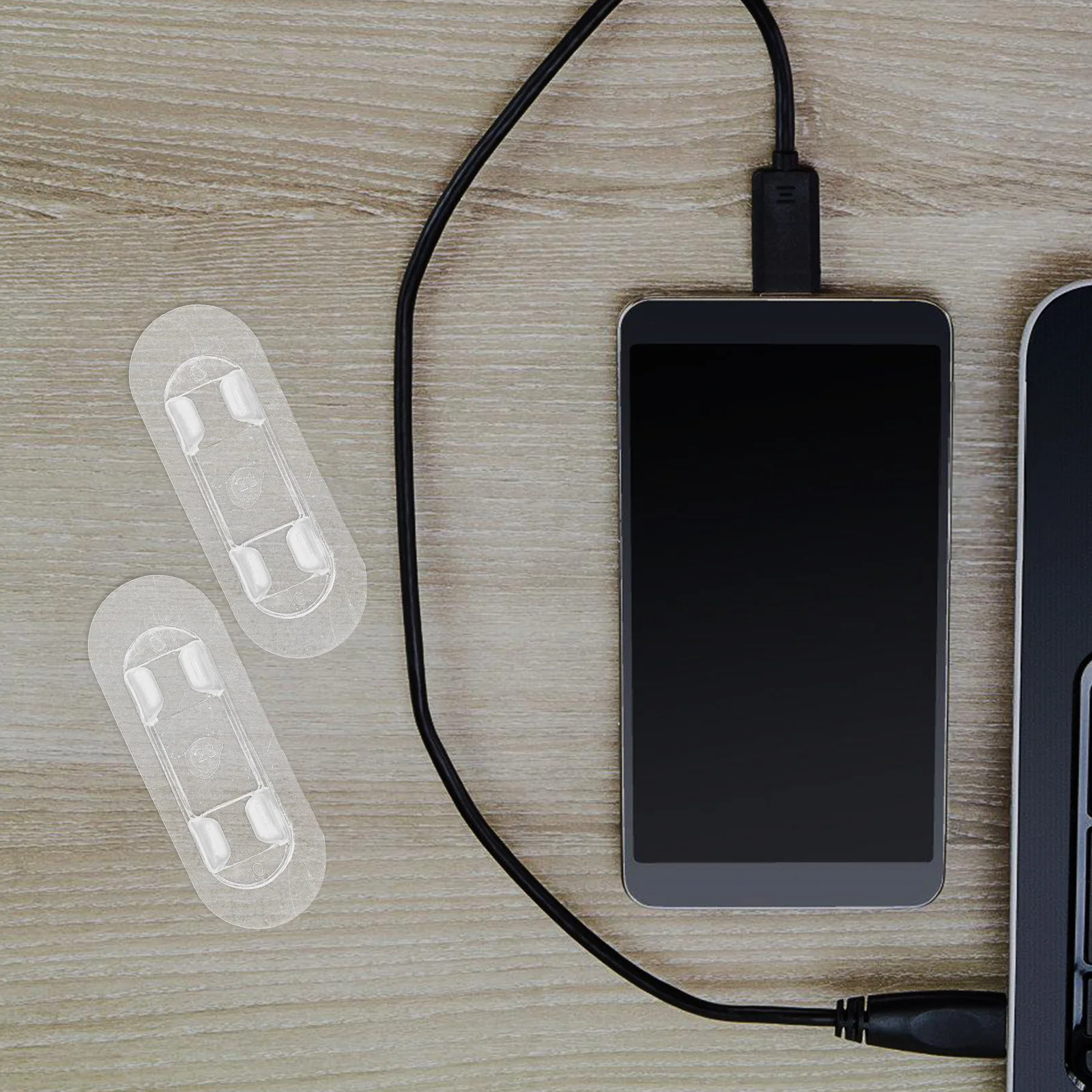 

30Pcs Self Adhesive Cable Clips Clear Wire Organizers for Home Office Desk Wall Cord Management Holders Electrical Wire Clip