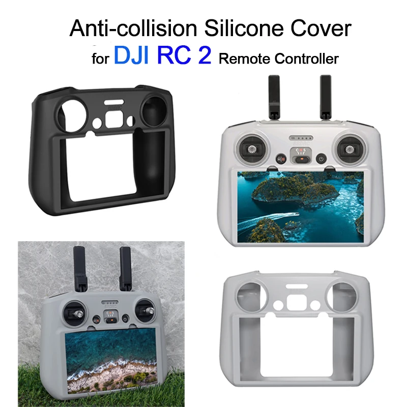 Wtohoby Silicone Case for DJI AIR 3S / AIR 3 / MIni 4 PRO Drone for DJI RC 2 Remote Control Scratch-resistant Cover Sleeve