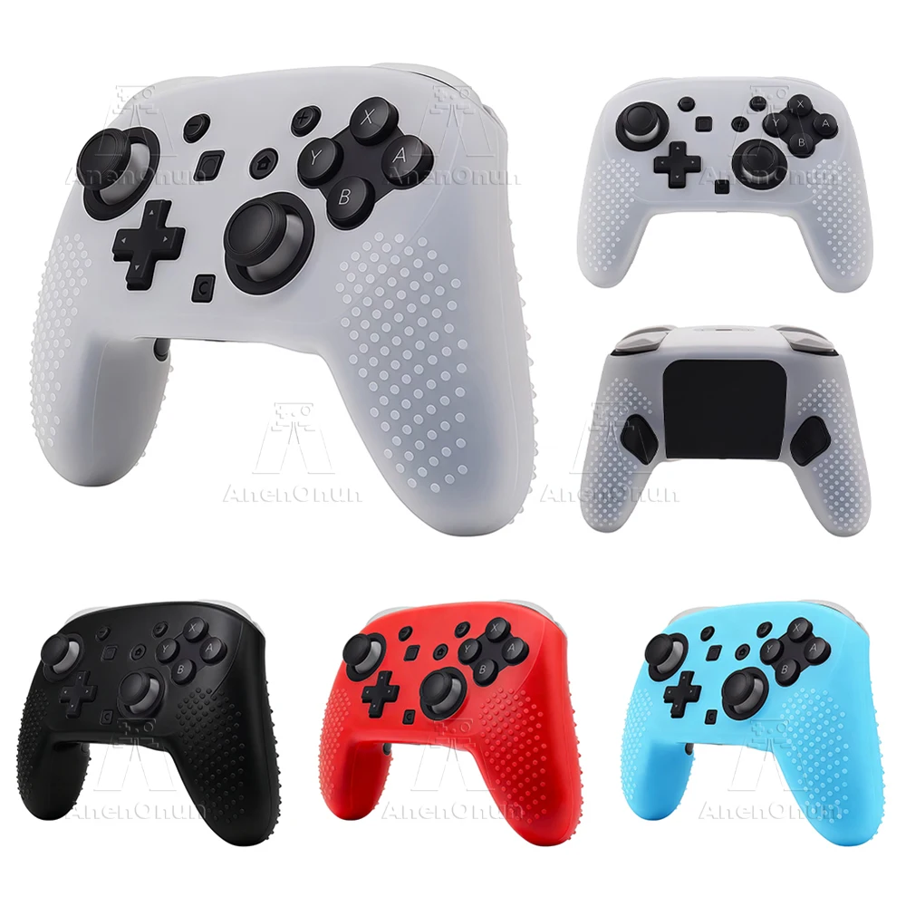 Silicone Case for Switch 2 Pro Controller All Round Protection Shockproof Anti-Scratch Non-Slip Grip Durable Soft Shell Cover