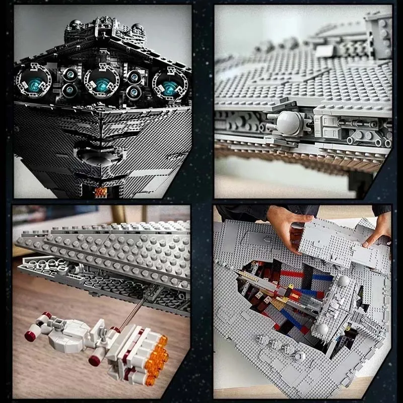 4784 Uds UCS destructor de estrellas Imperial Compatible 75252 bloques de construcción juguetes súper gran nave espacial definitiva regalo de Navidad