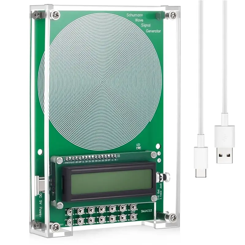 A99E-3X 0.01Hz-10000Hz Adjustable Sine Wave Resonance Generator Ultra Low Frequency Generator Resonator Sound Frequency