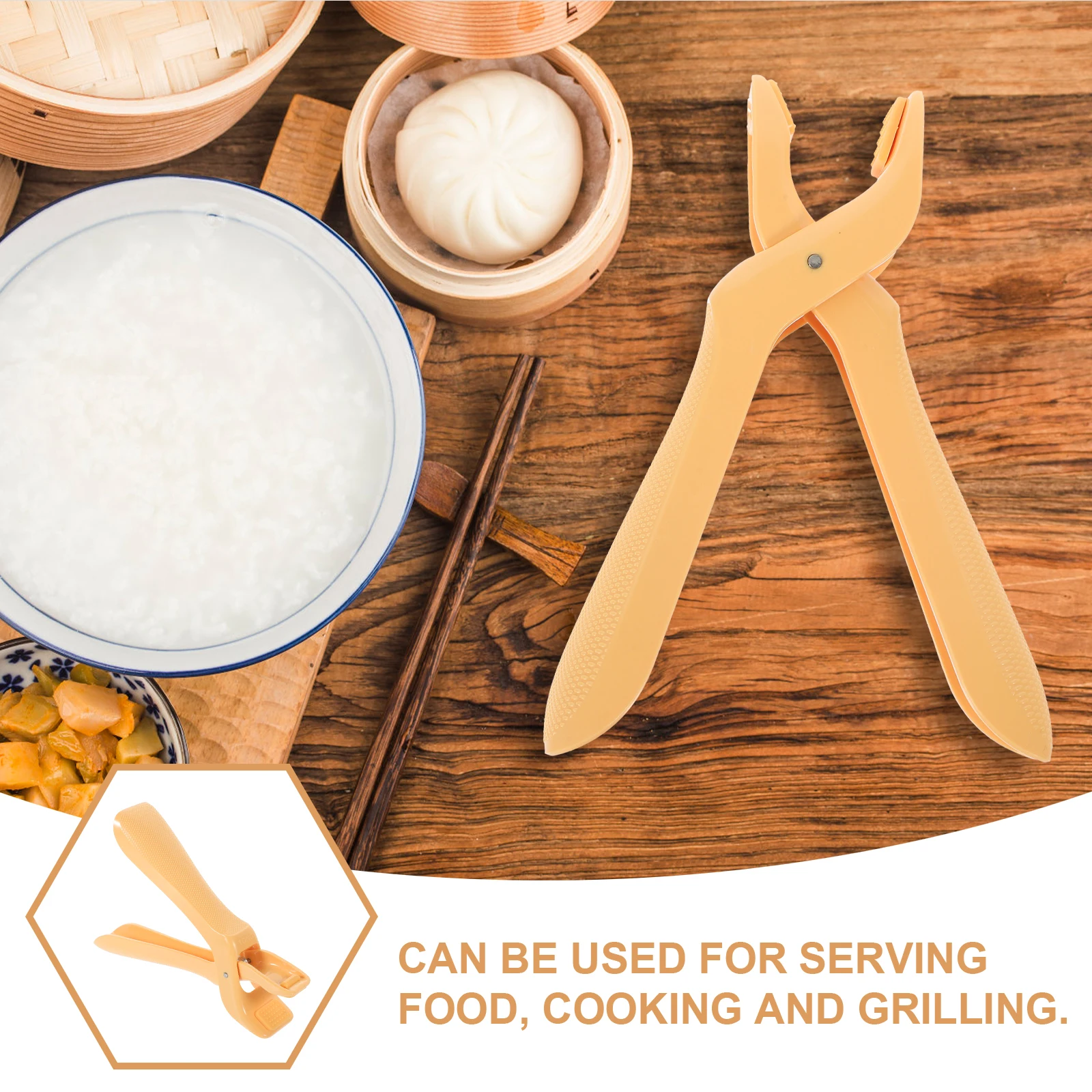 

Anti scald Clip Hot Plate Gripper Stainless Steel Bowl Clip Kitchen Tool Heat Resistant Non Slip Dish Gripper for Cooking