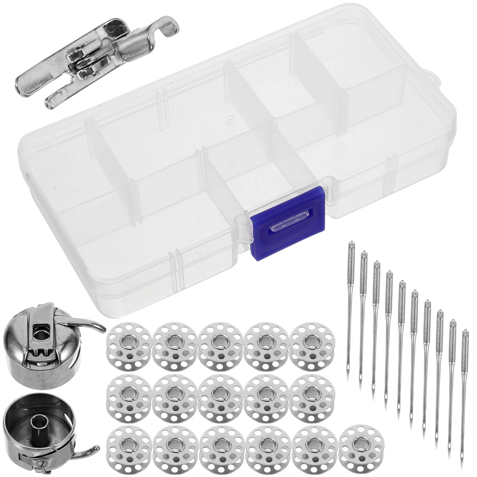 

1 set 1 Set Bobbin Metal Bobbins Replacement Durable Smooth Surface Portable Storage Efficient Thread Accessories Multi-Function