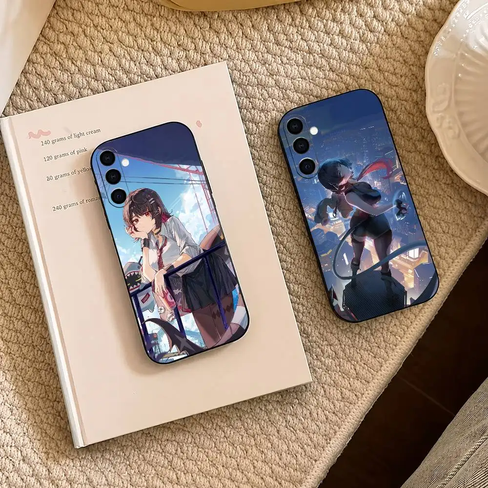 Zenless Zone Zero funny  Black Soft Silicone Phone Case for Samsung A73 20,21,22,31,32,52,53,72