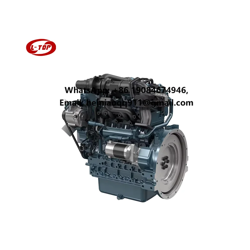 V2403 Engine Assembly With Gearbox 4 Cylinder High Quality Diesel Engine Complete 2403 V2403T Use for Kubota