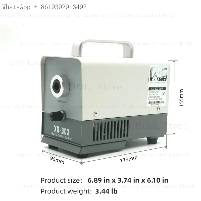 2026new Portable MINI LED Endoscope Optics Microscope Light Source Fit Wolf Interface Customized