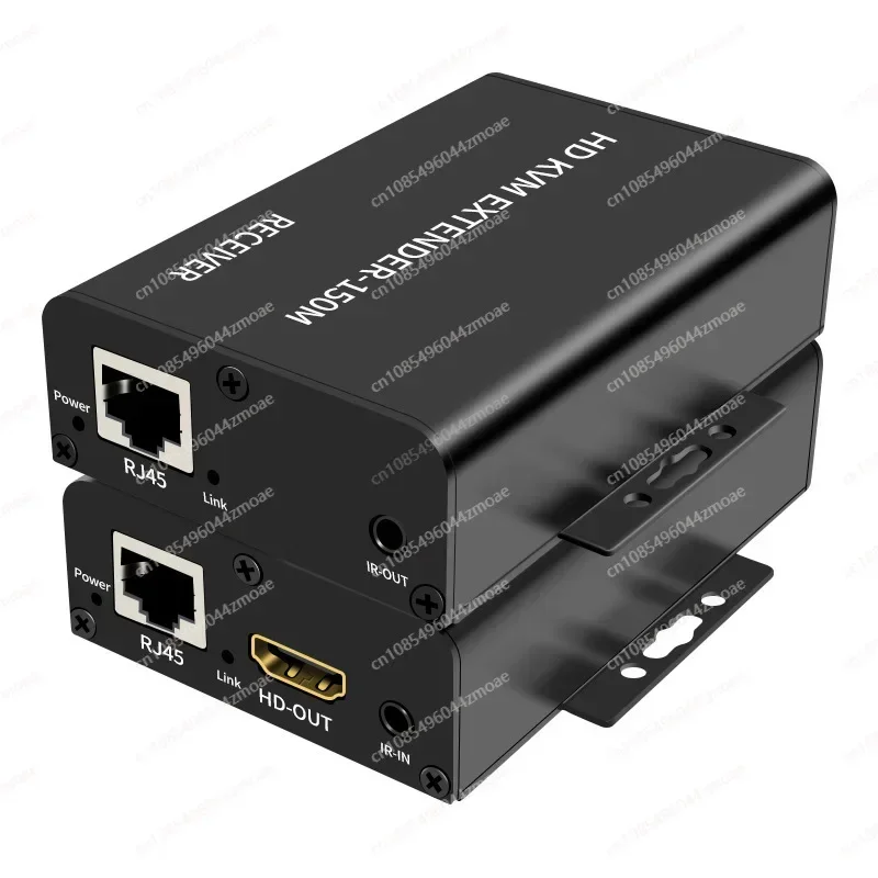 

Hdmi Kvm Extender 150m Keyboard and Mouse Synchronization Hdmi + Usb Network Cable Extension Hard Disk Recorder Extension