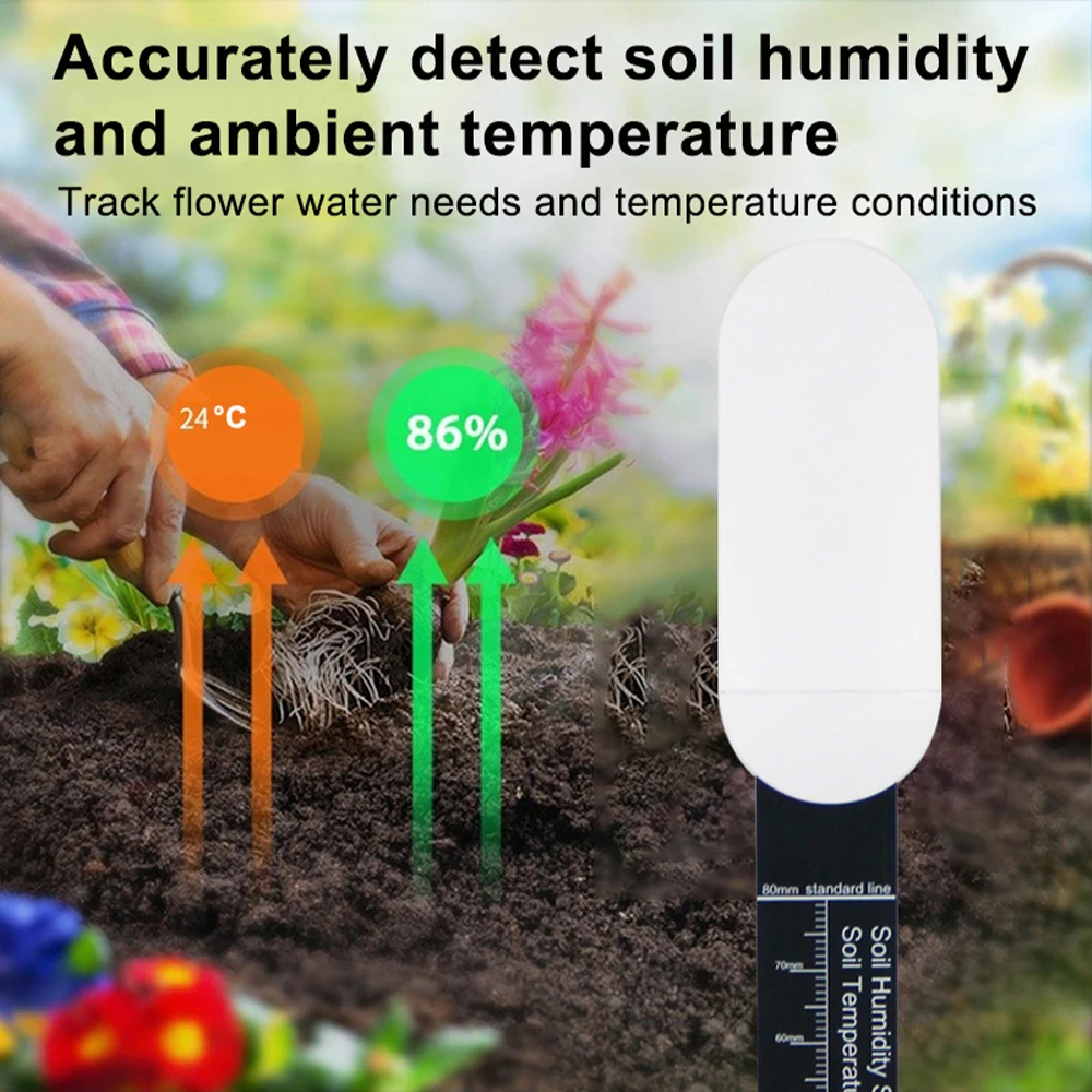 2pcs Smart Zigbee Soil Tester Temperature & Humidity Meter Thermo Hygrometer Garden Automation Irrigation Detector Tuya App
