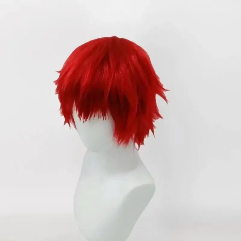 CyHOKAGE NINJA Sasori Cosplay perruque synthétique courte perruque droite Anime Coser fibre résistante à la chaleur haute qualité perruque Halloween fête