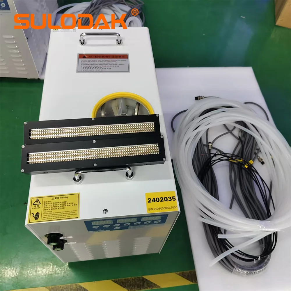

High Power Water Cooled LED Curing System 240mm Irradiance Length LED Lamp For Flatbed Printer Printing Industry