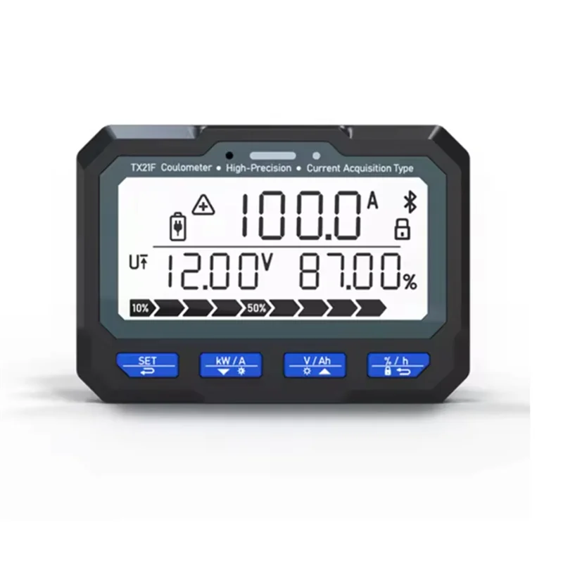 B24B TX21 Battery Level Tester For Android Bluetooth Power Display Meter Coulomb Meter Coulometer Power Display Monitor TX21 100