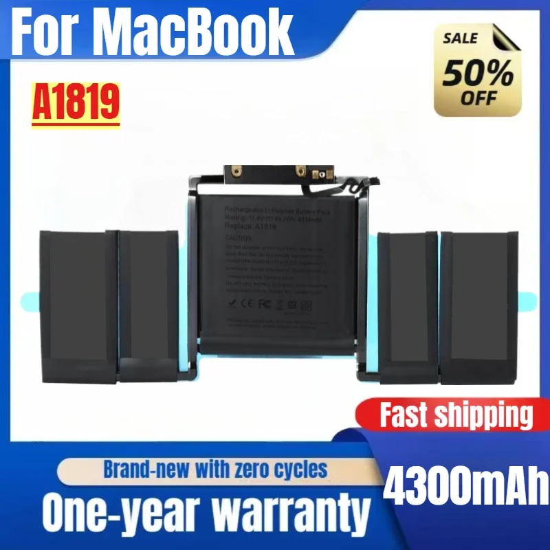 Laptop Battery A1819  For MacBook Pro 13 