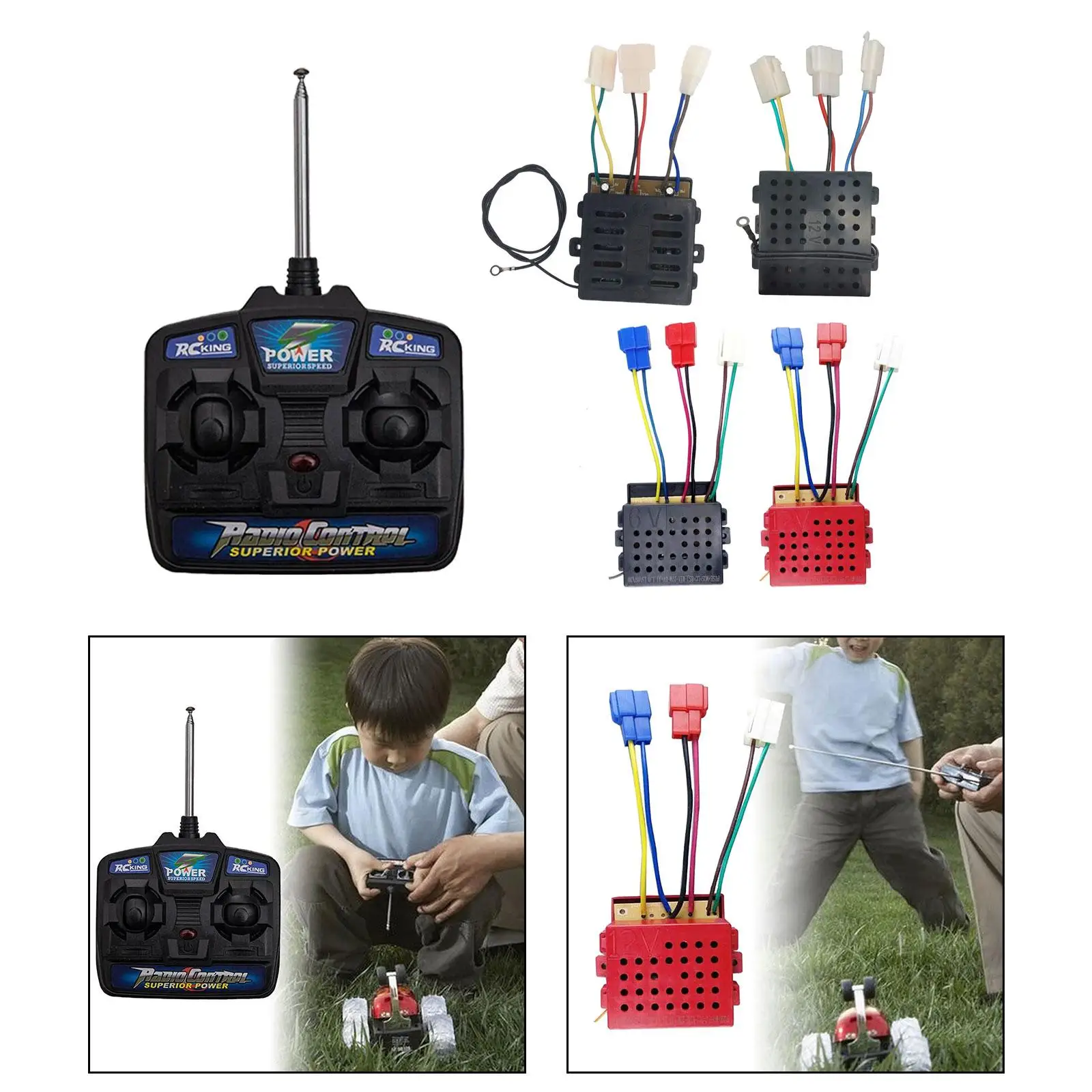 Control Box Accessories Replacement Parts for Children Electric Ride on Toys