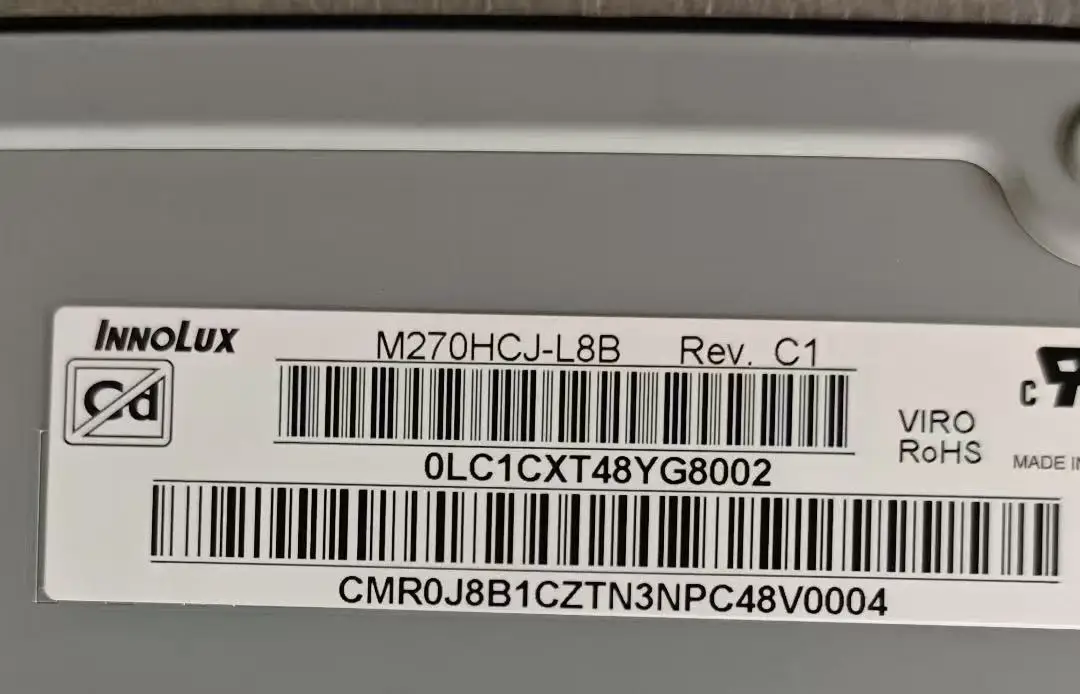 27” New Original LCD screen model M270HCJ-L8B FHD 1920*1080 100HZ