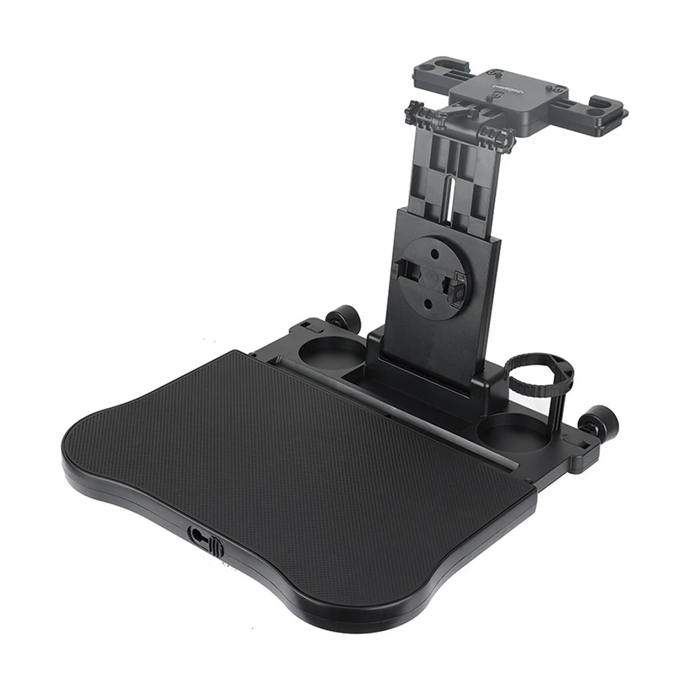 

Adjustable Car Seat Travel Table Multifunctional Foldable Car Back Seat Food Tray, Car Table with Phone Holder for Working