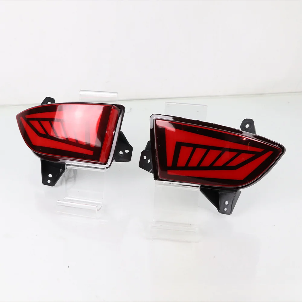 2-piece rear bumper tail light brake turn signal reflector suitable for Honda pilots from 2019 to 2021-