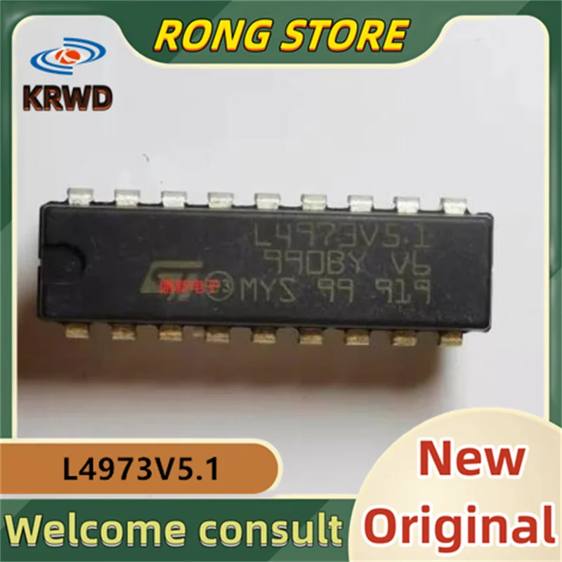 

3PCS L4973 New and Original L4973V5.1 DIP-18