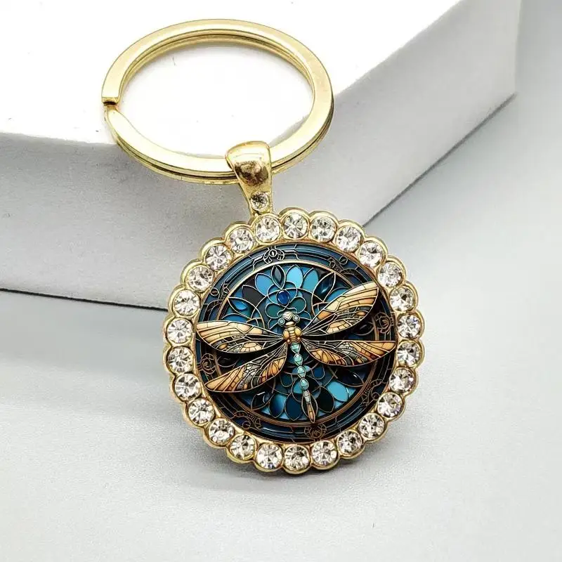 Porte-clés rond en alliage, pendentif de la vierge marie, bijoux du Saint chrétien, cadeau de foi religieuse et chrétienne