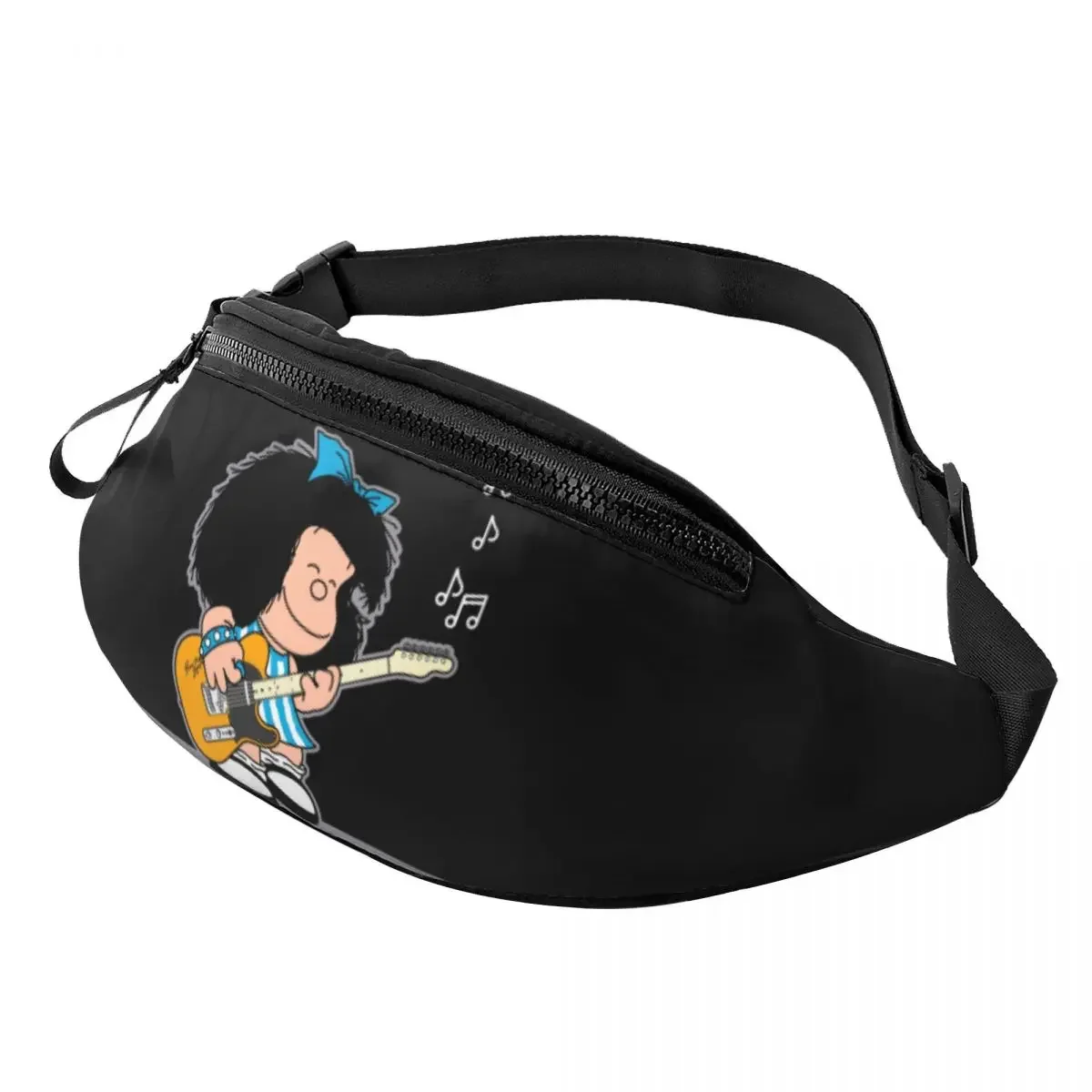 Mafalda Quino Comics Gürtel tasche Männer Frauen lässig klassische Cartoon Manga Cross body Hüft tasche für Camping Radfahren Telefon Geldbeutel