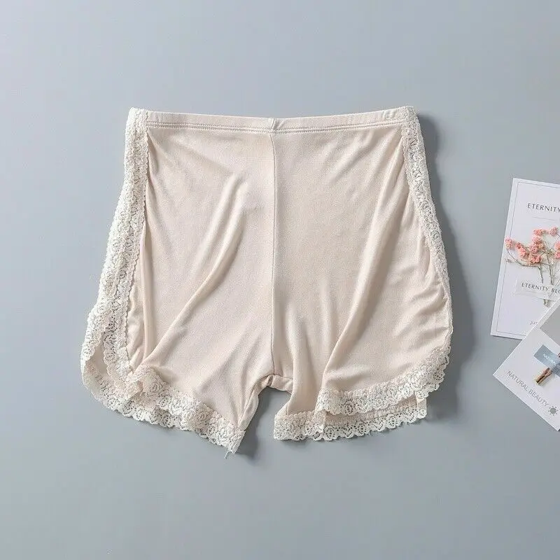 2 ペアの女性ニットシルク下着パンティーブリーフペティパンツショーツレースショーツ