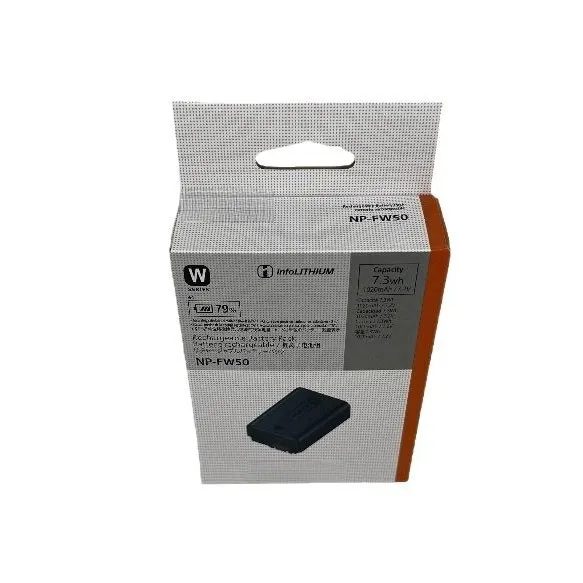 Bateria totalmente decodificada de 1020mAh NP-FW50 para Sony A7III A7II A6000 A6300 sem aviso 100% de alimentação compatível para câmera sem espelho