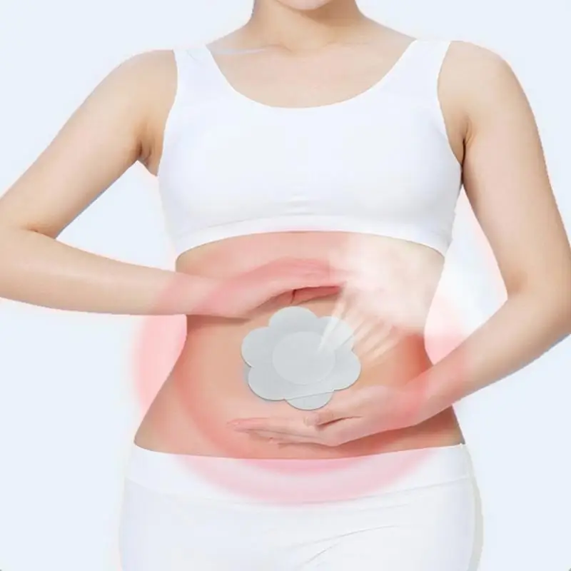 50 قطعة/المجموعة استبدال المتاح زيت الخروع حزمة ذاتية اللصق لاصق السرة ملصقات تسرب مقاومة البطن زر حماة