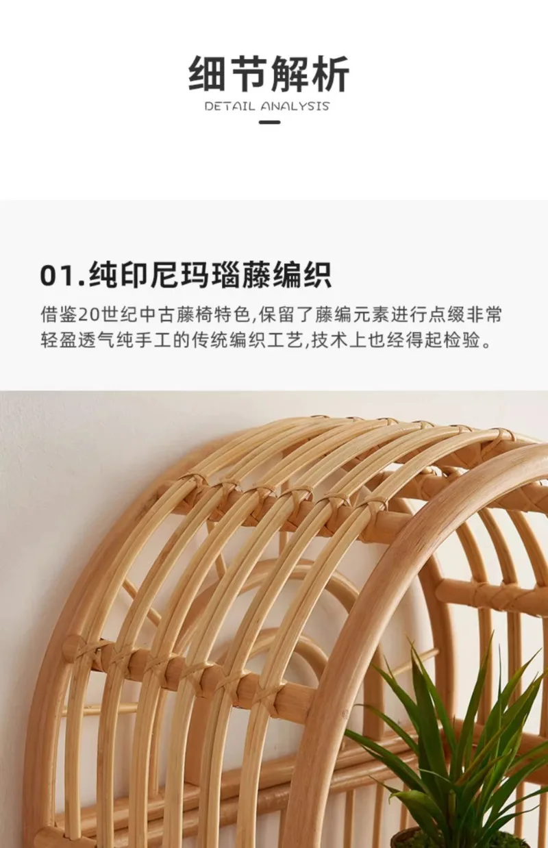 Rak Rotan Rak Buku dari Lantai Ke Langit-langit Rak Penyimpanan Multi-lapis Rak Display Jepang Rumah Ruang Tamu Rak Display