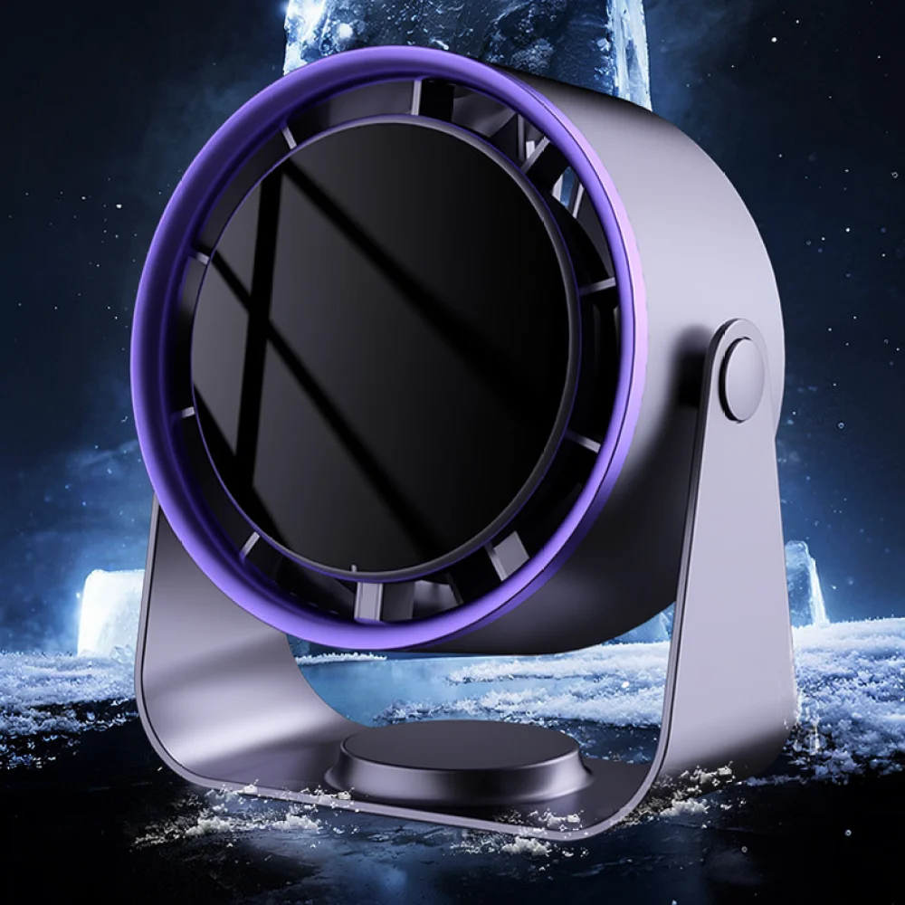 Powerful USB Desk Fan Silent Cooling Air Circulator 100 Wind Speeds Adjustable Portable Electric Blower For Office Dorm Home Use