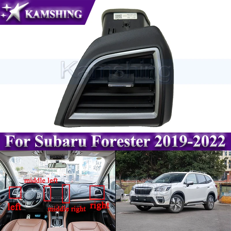 Kamshing 1piece Air Conditioner Outlet For Subaru Forester 2019-2022 Dashboard Air Outlet Air Conditioning Outler Vent A/C Vent