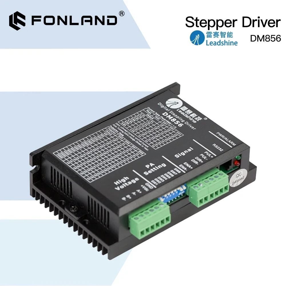 Leadshine DM856 2 Phase Stepper Driver 0.5-5.6A for 57 60 Stepper Motor Nema23/34 Motor Controller Engraving Cutting Machine