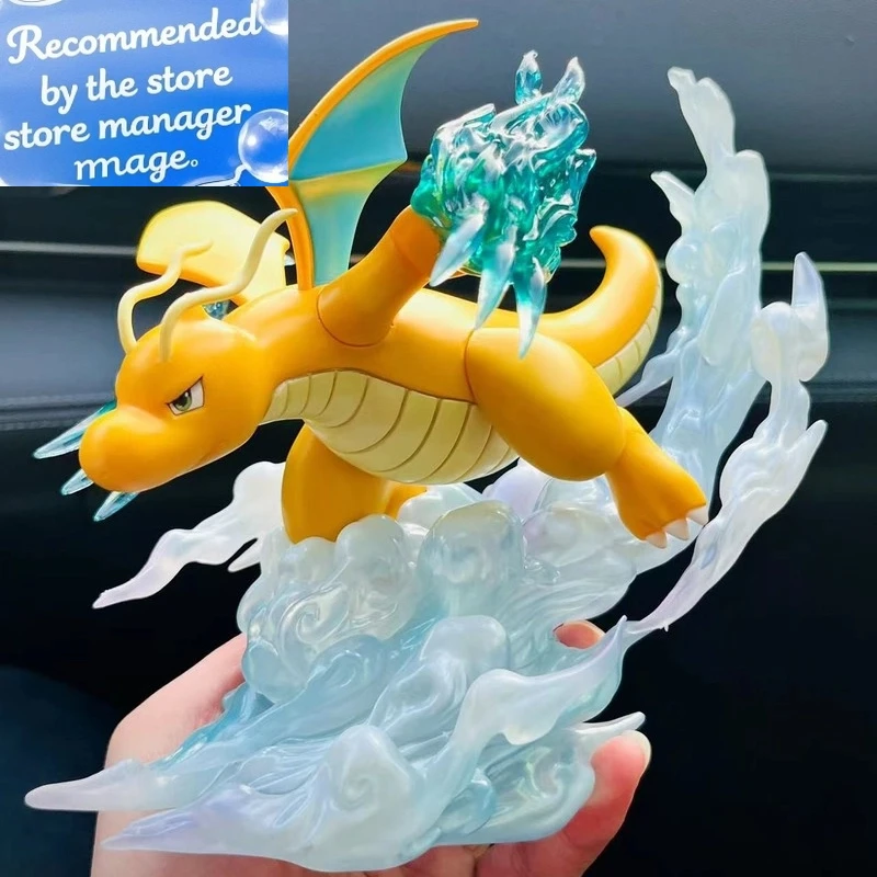 

PokéMon Pocket Monsters Dragonite Dratini Final Evolution Коллекция фигурок Украшения Детство Классические аниме Периферийные подарки