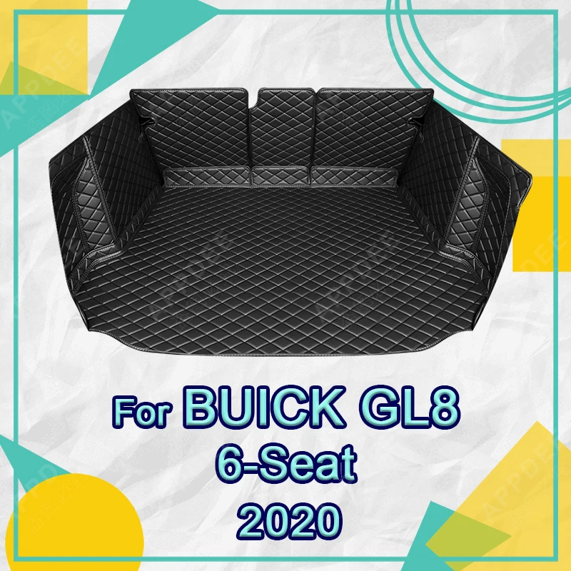 

Автомобильный коврик для багажника с полным покрытием для Buick GL8 6-Seat 2020, автомобильный коврик для багажника, подкладка для груза, защитные аксессуары для интерьера