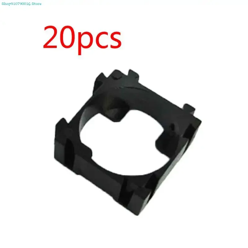 

Pack of 20 18650 Lithium Ion Cell Double Battery Holder Bracket ABS Fixing Accs